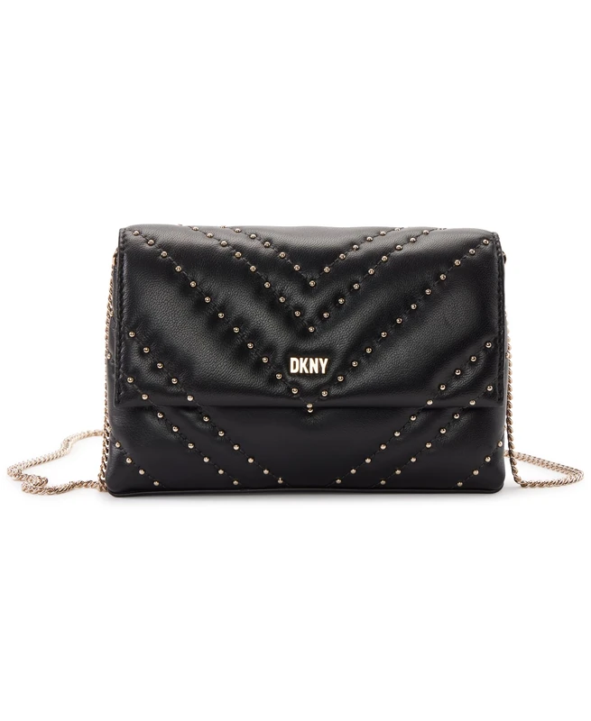 DKNY Women's Madison Park Clutch Shoulder Bag, Black, Medium