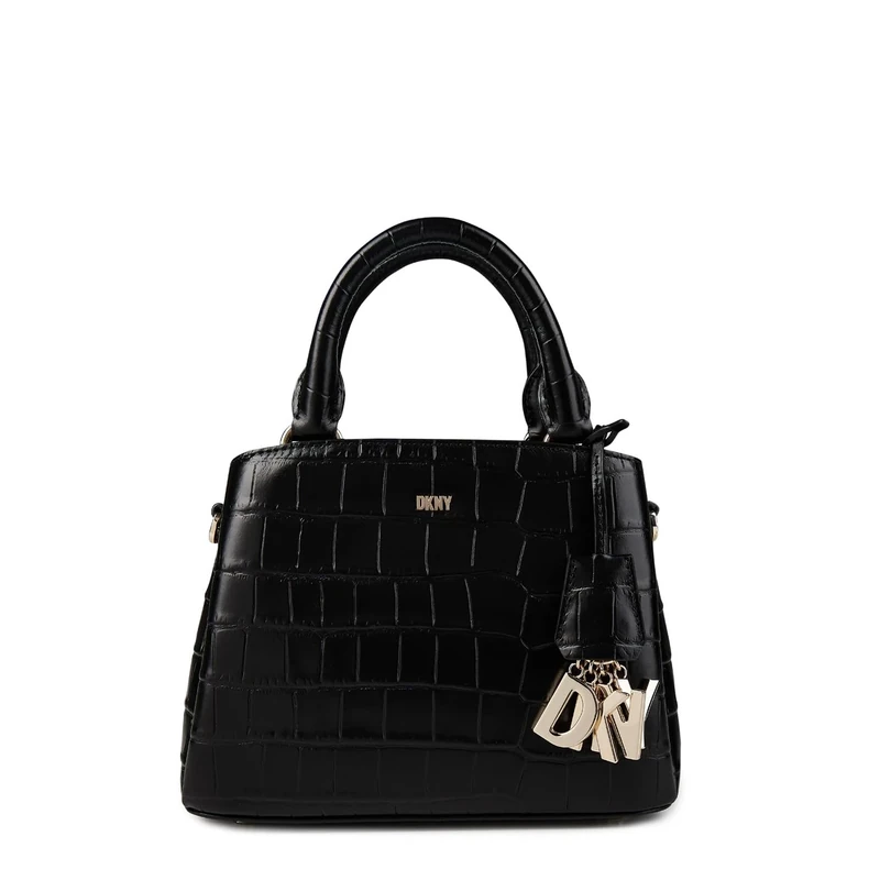 DKNY Women's Paige Small Satchel, Black, black, Small