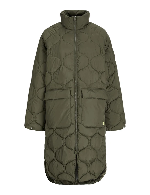 JJXX Women's Jxsena Quilted Coat OTW Jacket, Grape Leaf, S