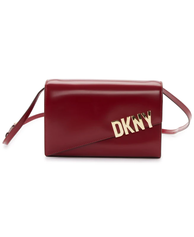 DKNY Women's Alison Convertible Clutch Shoulder Bag, Red, red, Medium