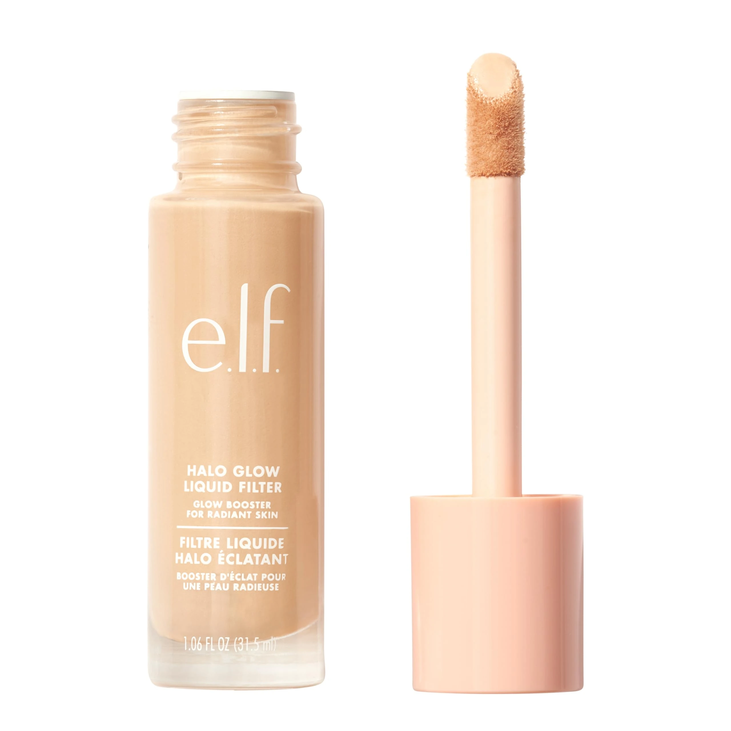 e.l.f. Halo Glow Skin Tint SPF 50, Tinted Moisturizer For Light, Buildable Coverage, Creates A Natural Glow, Vegan & Cruelty-Free - 0 Fair