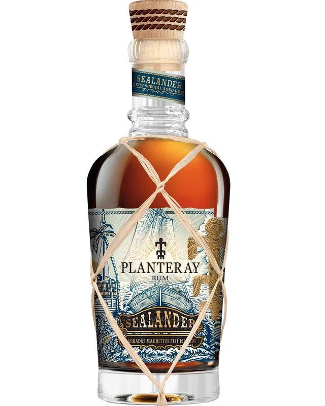 Planteray(Formerly Plantation Rum) Sealander Dark Rum – Premium Blend of Barbados, Mauritius, & Fiji – Complex & Balanced For Sipping & Cocktails – 70cl, 40% ABV