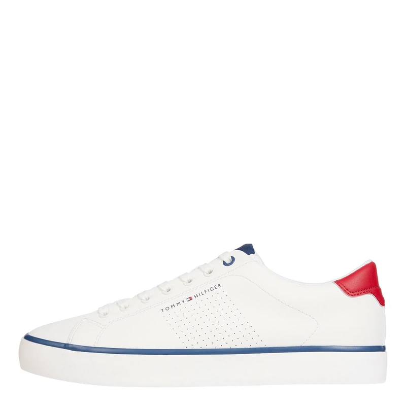 Tommy Hilfiger Men TH HI Vulc Low CORE Seasonal, Ancient White, 40 EU