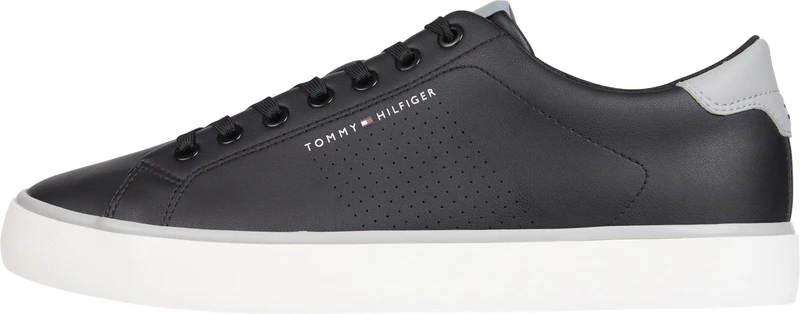 Tommy Hilfiger Men TH HI Vulc Low CORE Seasonal, Black, 40 EU