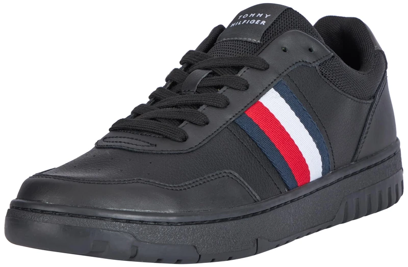 Tommy Hilfiger Men TH Basket CORE LITE, Black, 42 EU