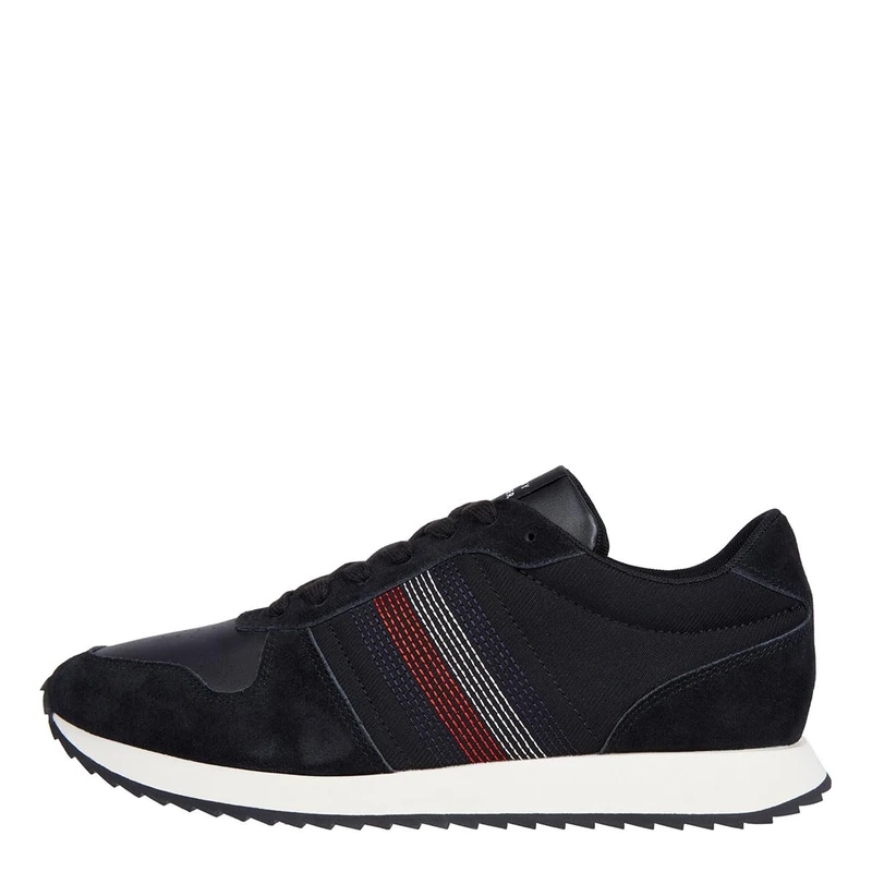Tommy Hilfiger Men Runner EVO Mix Stitch, Black, 44 EU