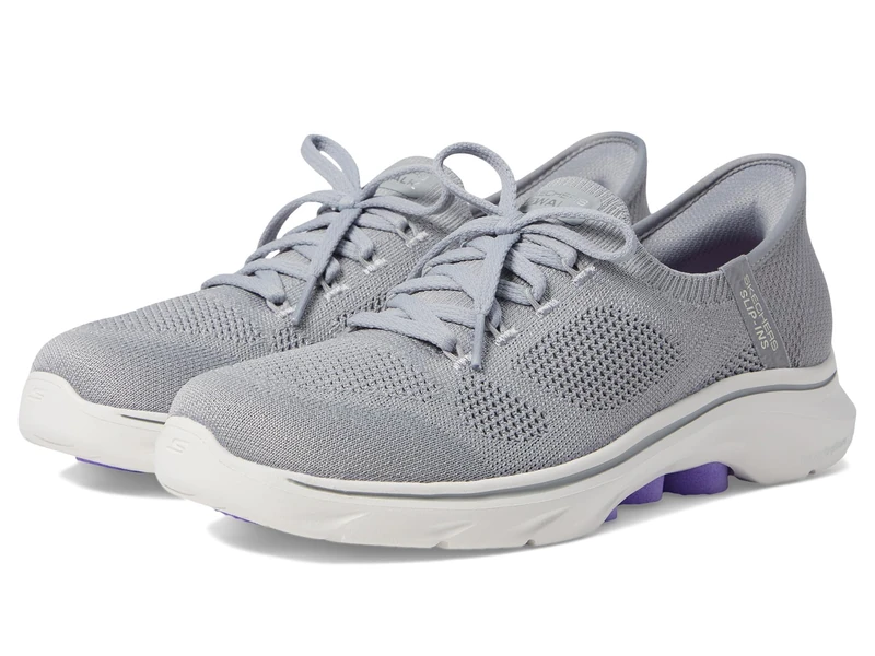 Skechers Womens GO Walk 7 VIA Gray