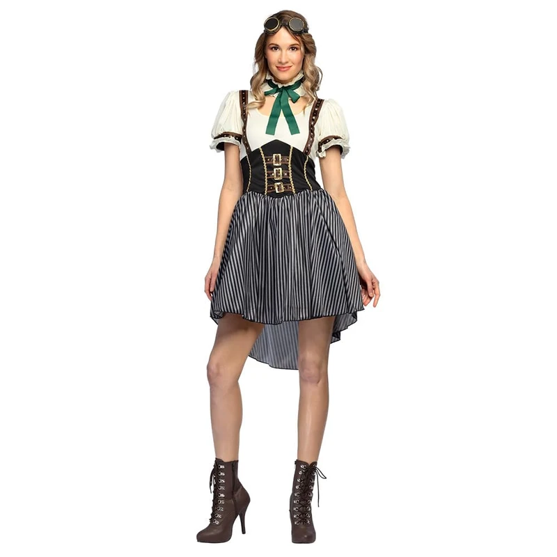 Boland - Steampunk Lady Costume for Adults, Fancy Dress for Carnival, Theme Party and JGA, Fancy Dress Costumes Women
