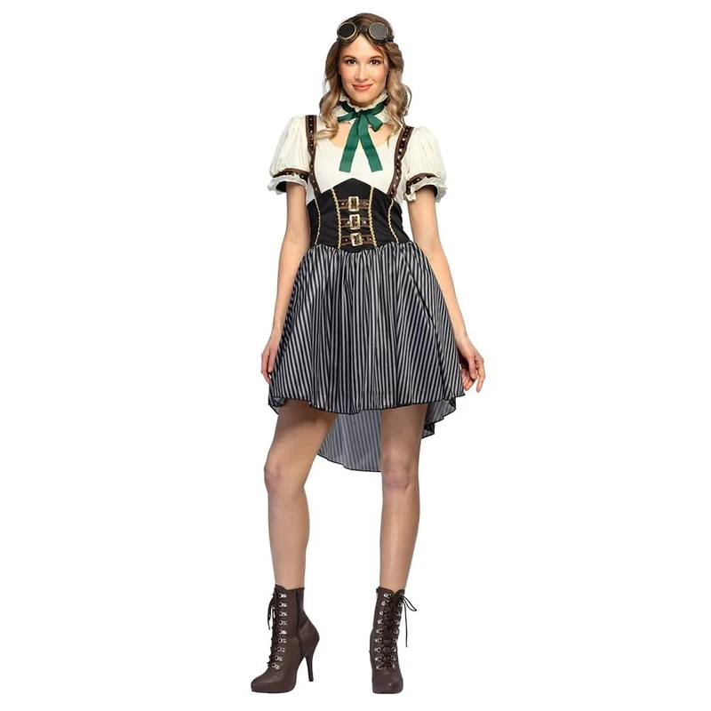 Boland - Steampunk Lady Costume for Adults, Fancy Dress for Carnival, Theme Party and JGA, Fancy Dress Costumes Women