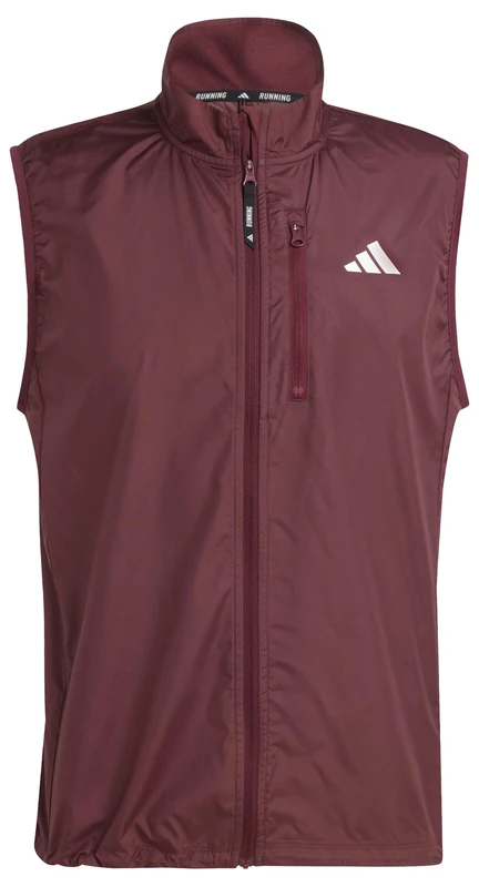 adidas Men's Own the Run Vest, shadow red, M Tall
