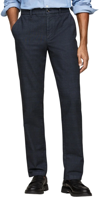 Tommy Hilfiger Men's Denton Straight Fit Chinos, Grey (Hydrogen Grey), 36W/28L - Image 1