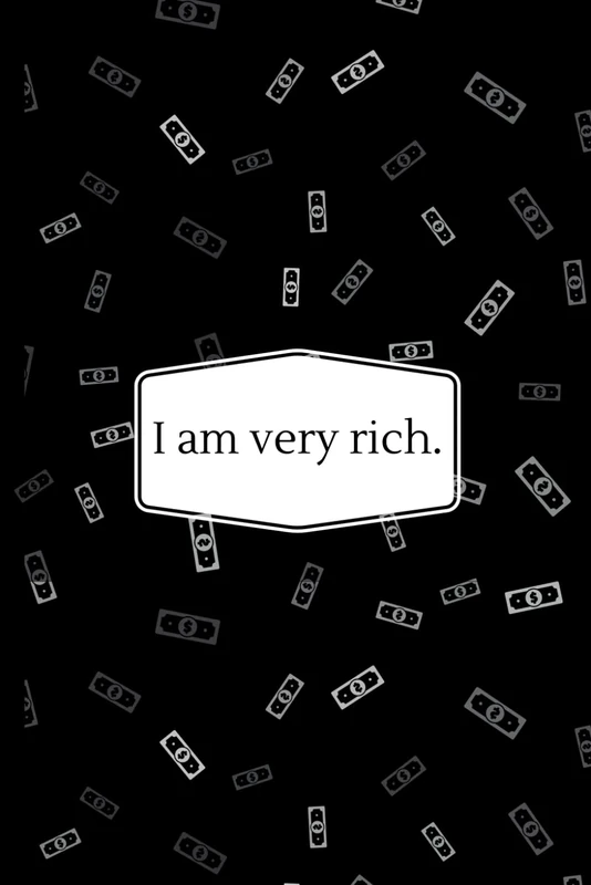 The Millionaire's Memo Pad: A Notebook for the Wealthy - I am very rich. - 120 page 6" x 9" blank journal