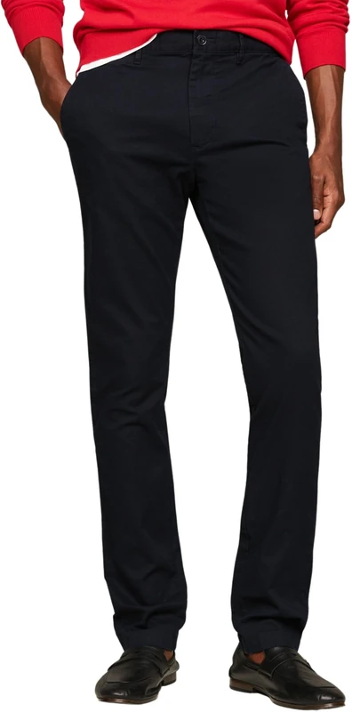 Tommy Hilfiger Men's Bleecker Essential Twill Slim Fit Chinos, Blue (Desert Sky), 29W/34L - Image 1