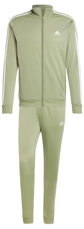 adidas Men's SPORTSWEAR BASIC 3S TRICOT TRACKSUIT, L Tall 3 inch