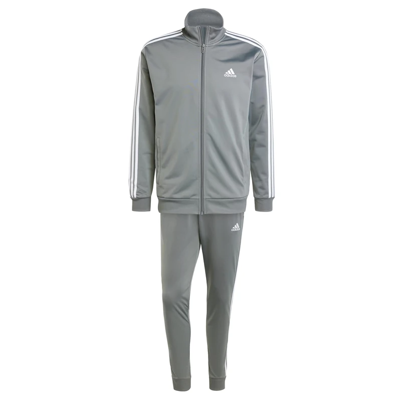 adidas Men's SPORTSWEAR BASIC 3S TRICOT TRACKSUIT, XXL Tall 3 inch (Plus Size)