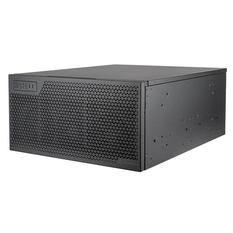 SilverStone Technology RM52, 5U Rackmount Server Chassis with support for dual 360mm liquid cooling sinks, SST-RM52