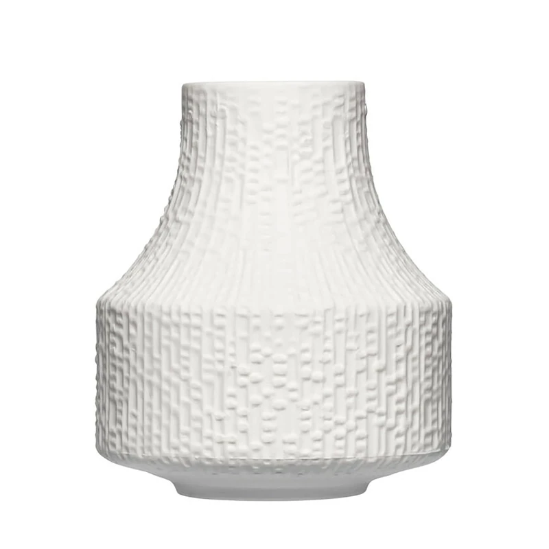 Iittala Ultima Thule 1069240 Ceramic Vase 8.5 x 8.5 x 9.5 cm White