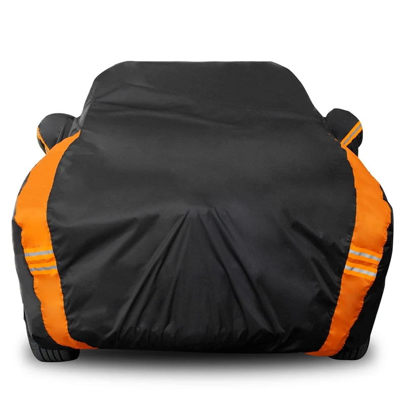Avecrew SUV Car Cover Waterproof All Weather for Automobiles, Outdoor Full Exterior SUV Covers (Length: 193"-208")