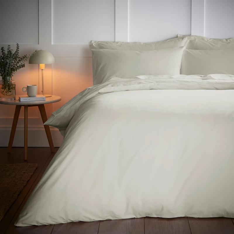 Bianca 200 Thread Count Temperature Controlling TENCEL™ Lyocell Super King Duvet Cover Set with Pillowcases Natural