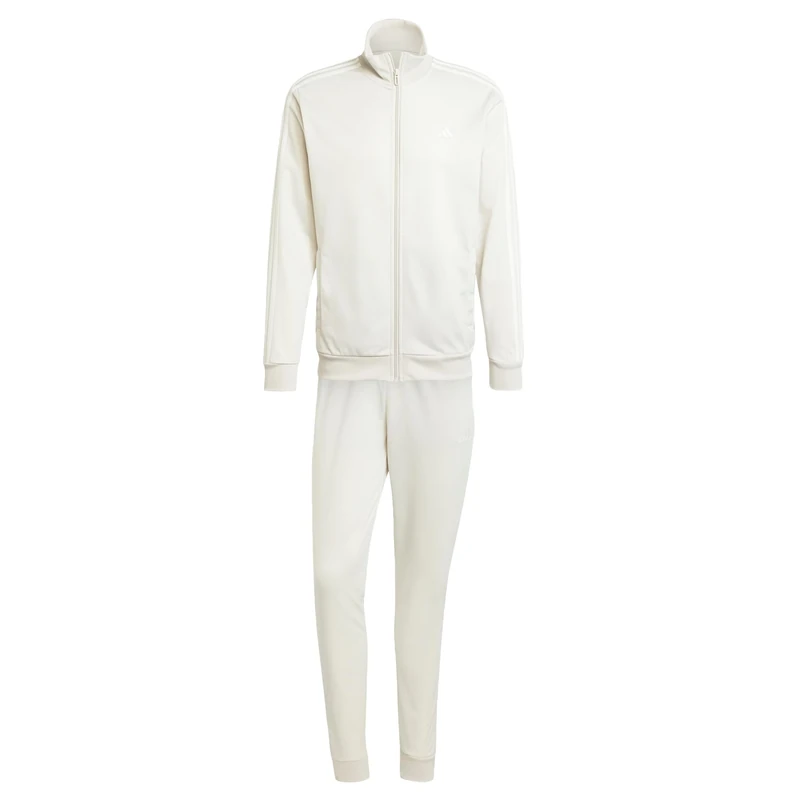 adidas Men's SPORTSWEAR BASIC 3S TRICOT TRACKSUIT, L Tall 3 inch