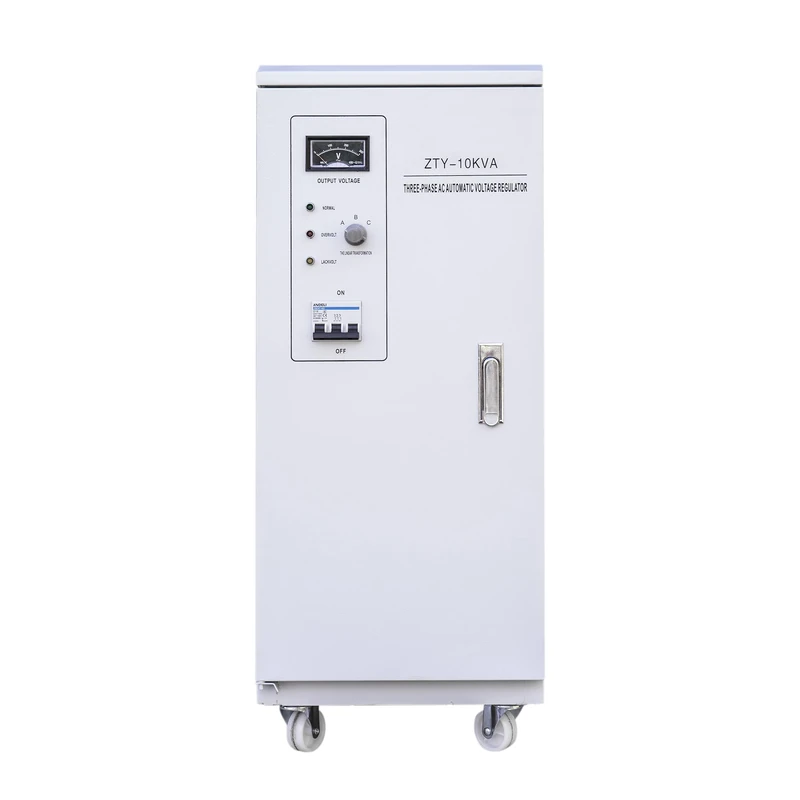 Three-phase voltage stabilizer PNI SVT-10K with servo motor, 10000VA, 8000W, output 380V