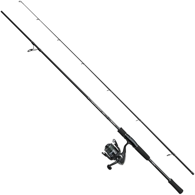 Abu Garcia Fast Attack Combo, Fishing Rod and Reel Combo, Spinning Combos, Predator Fishing,Pike/Perch/Zander, Unisex, Black, 2.30m | 20-50g