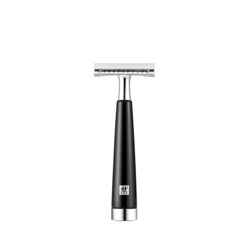 ZWILLING Safety Razor (closed comb, for men and women, suitable for all razor blades), Black