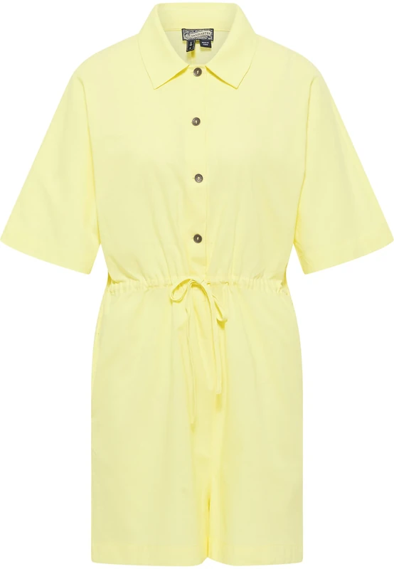 DreiMaster Vintage Women's Jumpsuit, Light Yellow, M