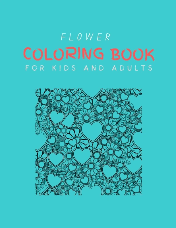 Adult Coloring Book: Relaxing Flowers Coloring Book for Women, Beautiful Floral Designs for Stress Relief and Relaxation