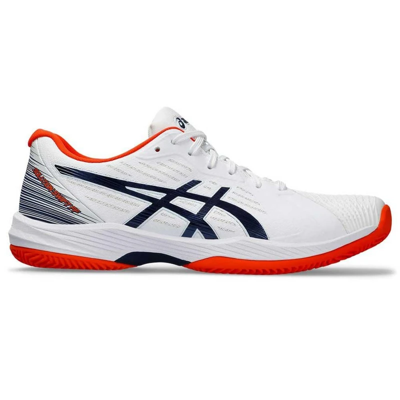 ASICS 1041A299-104 Solution Swift FF Clay Men White/Blue Expanse UK 7.5