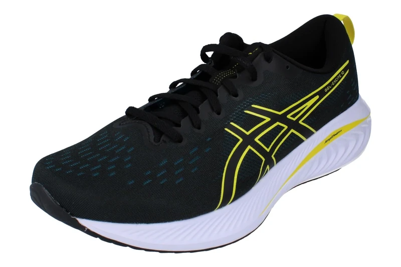 ASICS 1011B600-008 Gel-Excite 10 Men Black/Bright Yellow UK 11 - Image 1