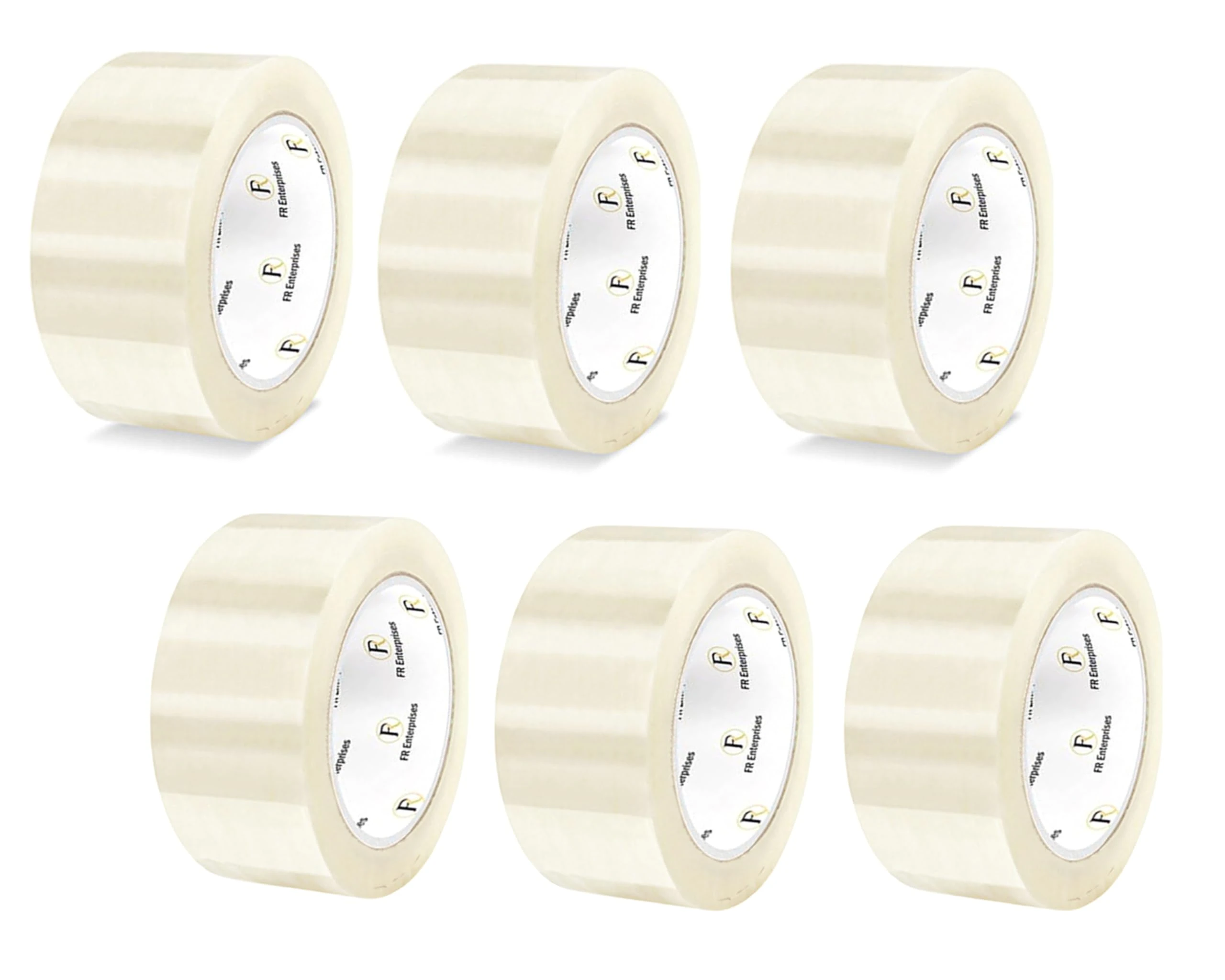 FR Enterprises 33 Roll Packing Tape - 48mm x 66m Clear Tape - Strong Parcel Tape - FSC Certified Shipping Tape - Sticky Seal Packaging Tape