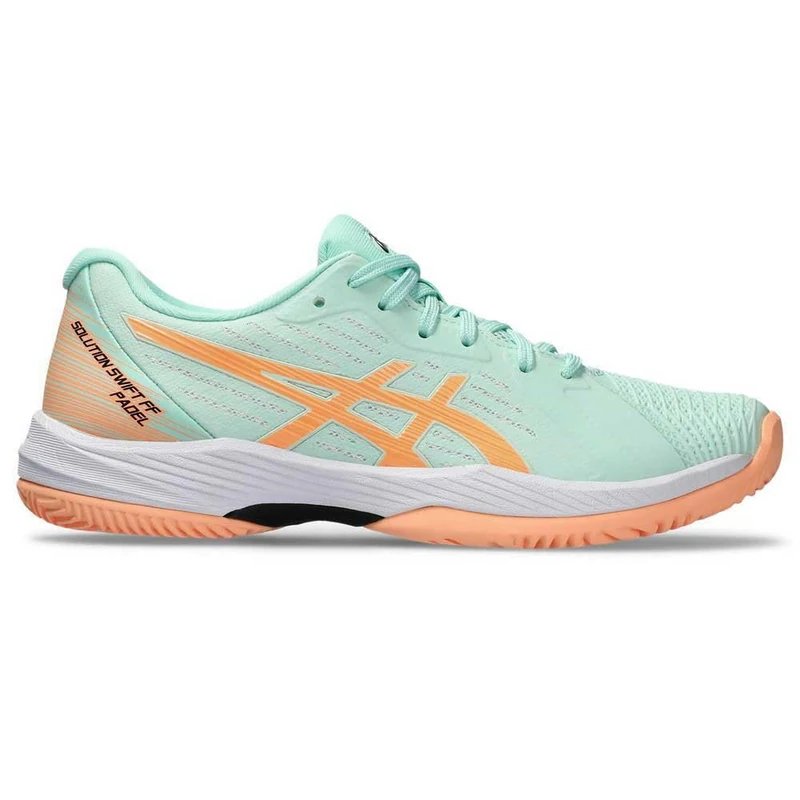 ASICS 1042A204-300 Solution Swift FF Padel Women Mint Tint/Bright Sunstone UK 4