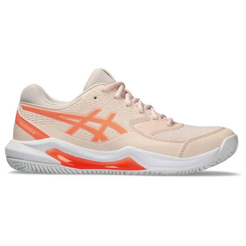 ASICS 1042A255-700 Gel-Dedicate 8 Clay Women Pearl Pink/Sun Coral UK 3.5 - Image 1