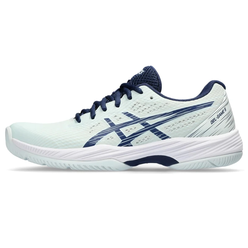 ASICS 1042A211-300 Gel-Game 9 Women Pale Mint/Blue Expanse UK 3.5