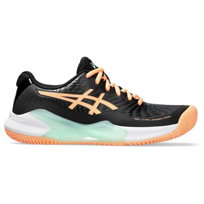 ASICS 1042A232-003 Gel-Challenger 14 Padel Women Black/Bright Sunstone UK 6.5