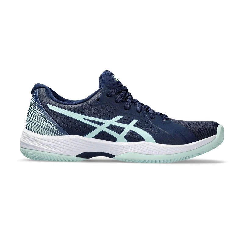 ASICS 1042A198-403 Solution Swift FF Clay Women Blue Expanse/Pale Blue UK 5