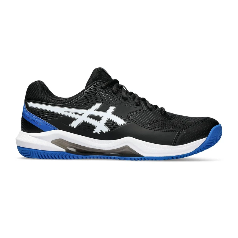 ASICS 1041A448-002 Gel-Dedicate 8 Clay Men Black/Tuna Blue UK 6.5
