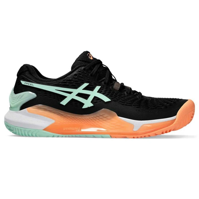 ASICS 1042A245-001 Gel-Resolution 9 Padel Women Black/Mint Tint UK 8