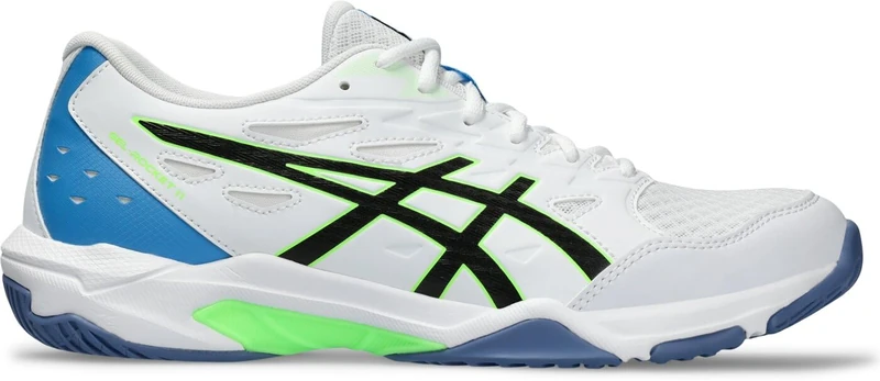 ASICS 1071A091-102 Gel-Rocket 11 Men White/Lime Burst UK 11.5 - Image 1