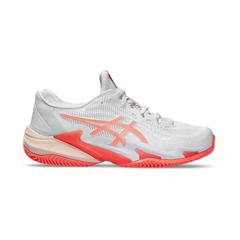 ASICS 1042A221-103 Court FF 3 Clay Women White/Sun Coral UK 7.5