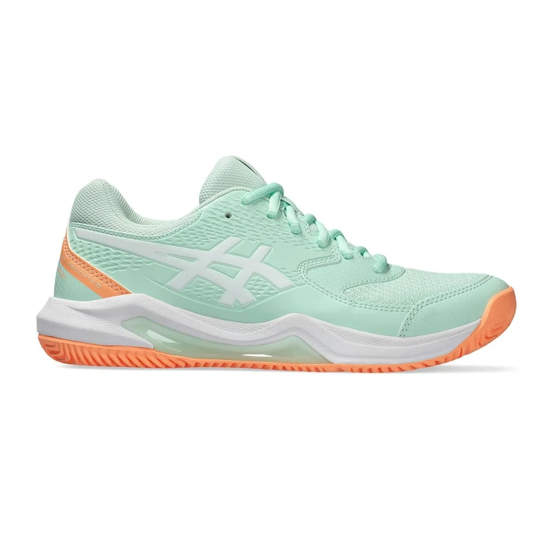 ASICS 1042A241-300 Gel-Dedicate 8 Padel Women Mint Tint/White UK 7.5