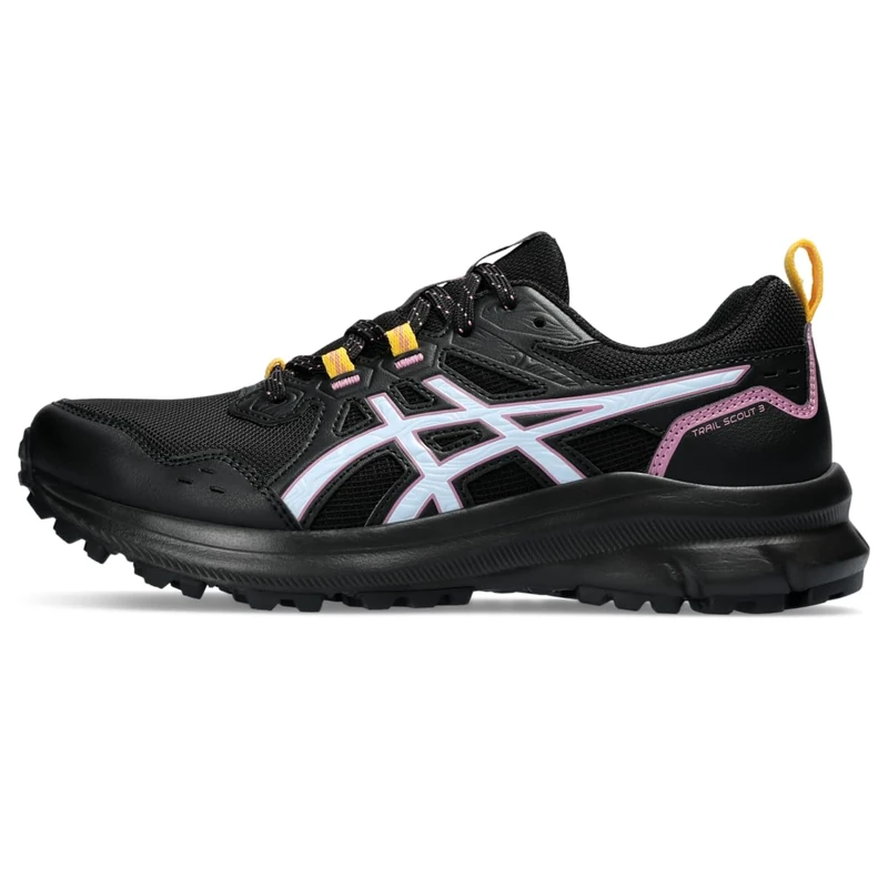 ASICS 1012B516-002 Trail Scout 3 Women Black/Light Blue UK 9 - Image 1