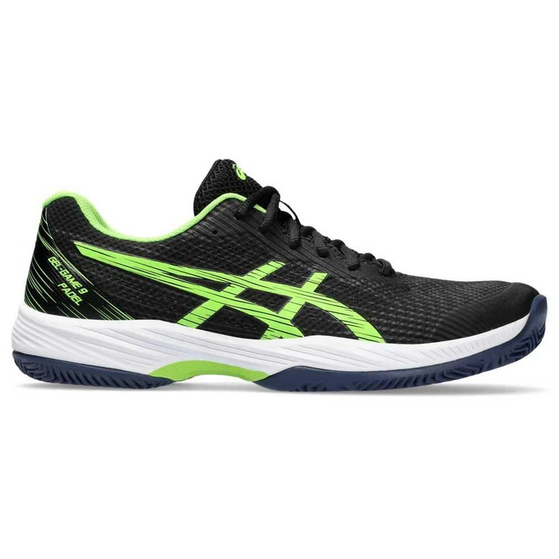 ASICS 1041A336-001 Gel-Game 9 Padel Men Black/Electric Lime UK 10