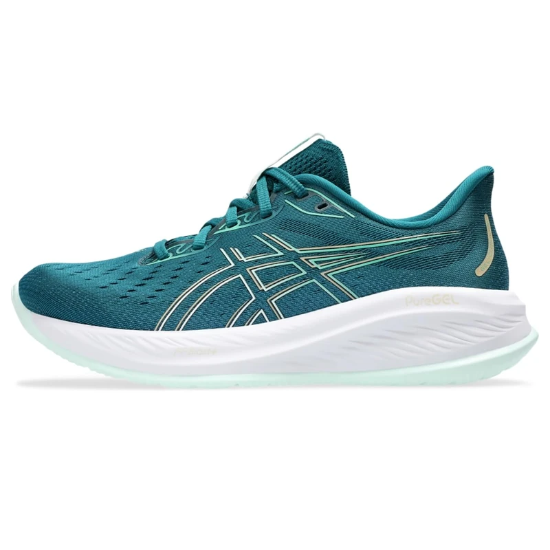 ASICS 1012B599-300 Gel-Cumulus 26 Women Rich Teal/Pale Mint UK 3.5