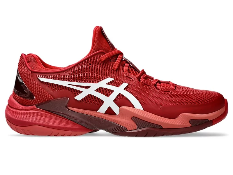 ASICS 1041A361-962 Court FF 3 Novak Men Cranberry/White UK 10
