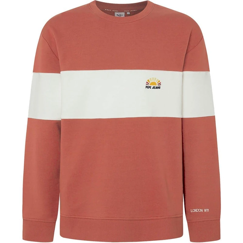 Pepe Jeans Men's Sawyer Crew, Orange (Cedar Wood Brown), XL