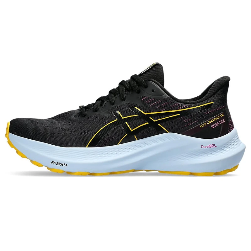 ASICS 1012B507-001 GT-2000 12 GTX Women Black/Saffron UK 4.5