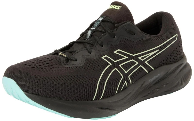ASICS 1011B781-001 Gel-Pulse 15 GTX Men Black/Illuminate Green UK 11.5 - Image 1