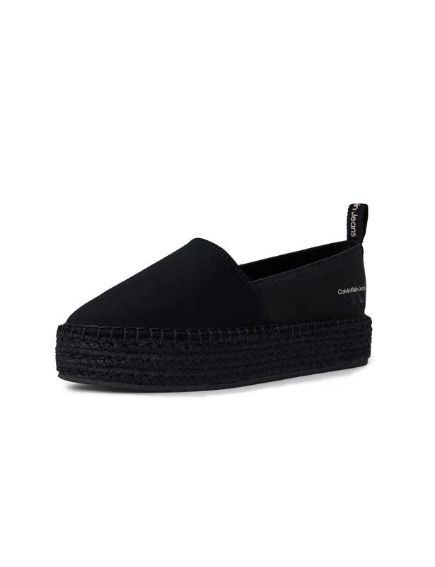 Calvin Klein Jeans Women's Platform Espadrilles, Black (Black), 6.5 UK